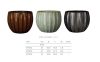 Vaso Hygge set of 3 mix colori