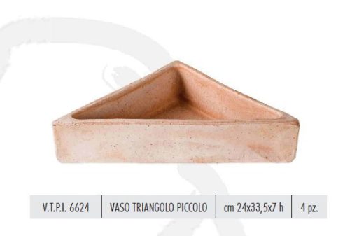Vaso Triangolo Piccolo 24X33,5X7