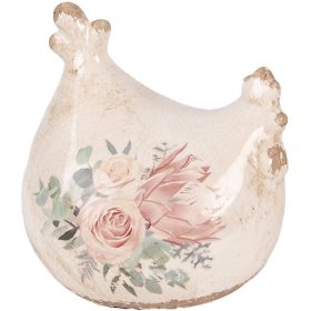 Clayre&Eef chicken 12x11x13 cm