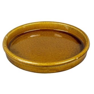 Saucer Shanghai 1T ochre 25cm