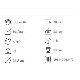 Vaso Perfetto 24 Graf. Et.