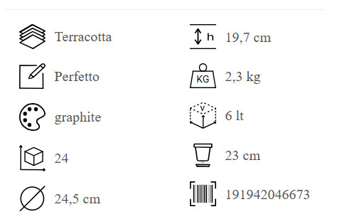 Vaso Perfetto 24 Graf. Et.