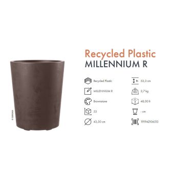 Vaso Millennium R H 53 Brown.