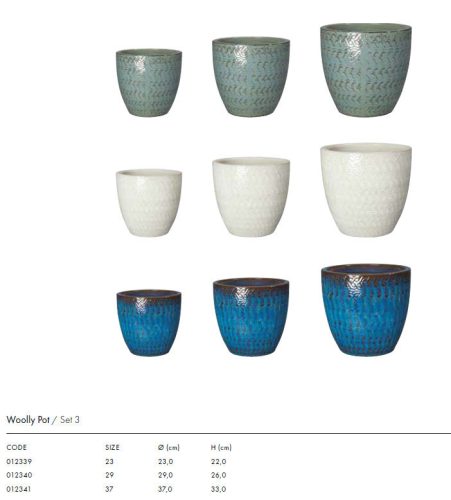 Vaso Woolly Cm.23 Mix Colori