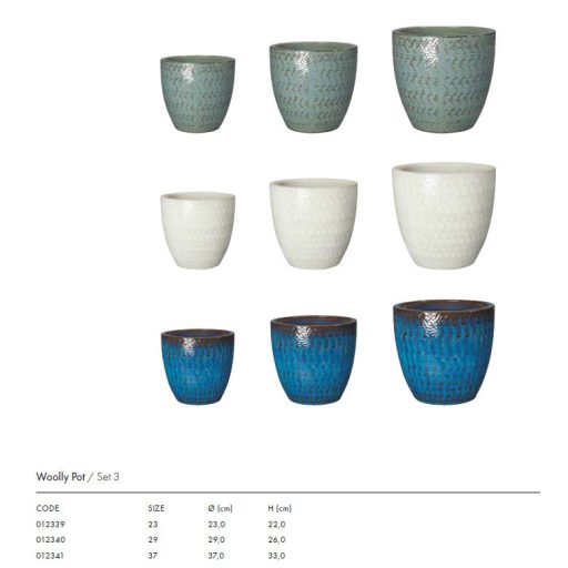 Vaso Woolly Cm.29 Mix Colori