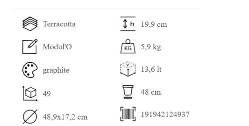 KIT CASS.+SOTT. MODUL'O GRAFIT