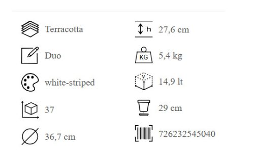 Vasum Duo Bianco W.G. 37