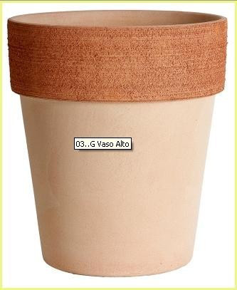 Vaso Alto Graffiato 27