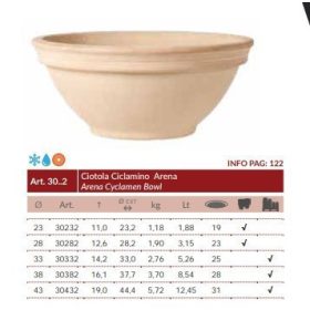 Ciotola Ciclamino Arena 33