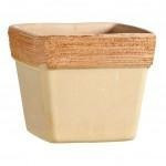 Vaso Quadro Graffiato 17