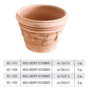Vaso Liberty Festonato 15X12 H.