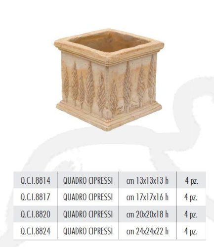 Quadro Cipressi 17X17X16