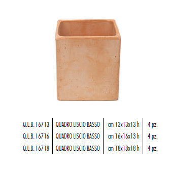 Quadro Liscio Basso Galestro 13X13X1