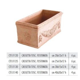 Cassetta Tosc. Festonata 25X13X12
