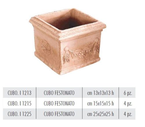Cubo Festonato 15X15X15