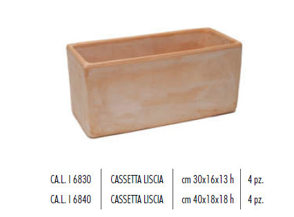 Cassetta Liscia 25X14X12