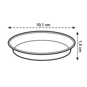 Green Basics Orchid Saucer 10 Transp