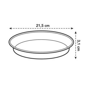 Green Basics Saucer 22 Mild Terra