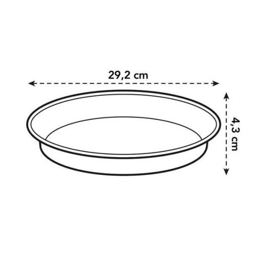 Green Basics Saucer 29 Mild Terra