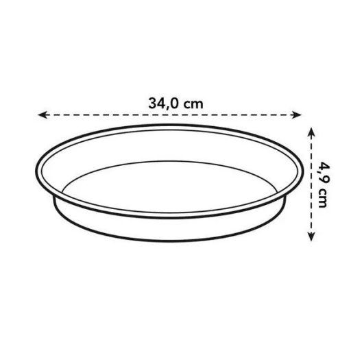 Green Basics Saucer 34 Mild Terra