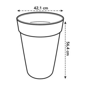 Loft Urban Round High 42 White