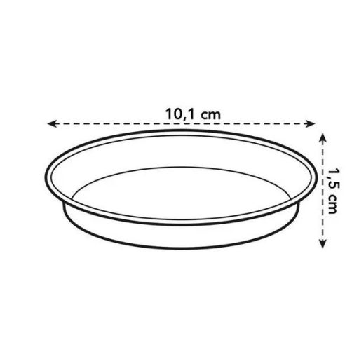 Green Basics Saucer 10 Living Black