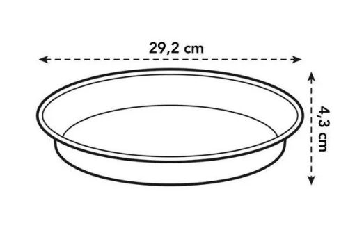 Green Basics Saucer 29 Living Black