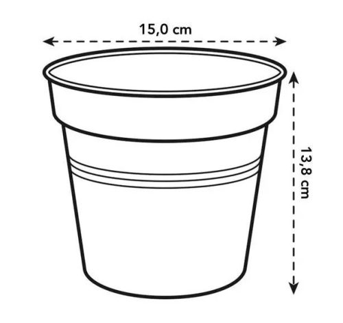 Green Basics Growpot 15 Living Black