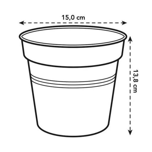 Green Basics Growpot 15 Living Black