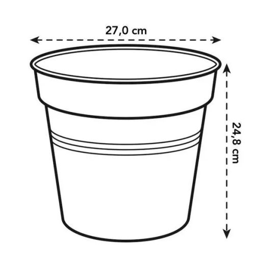 Green Basics Growpot 27 Living Black