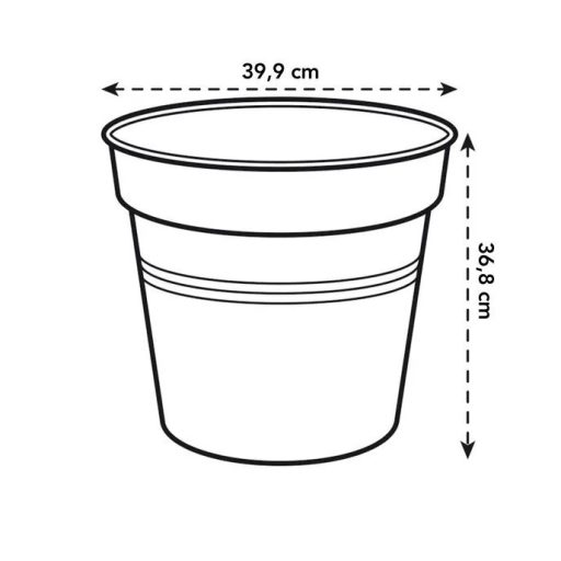 Green Basics Growpot 40 Living Black