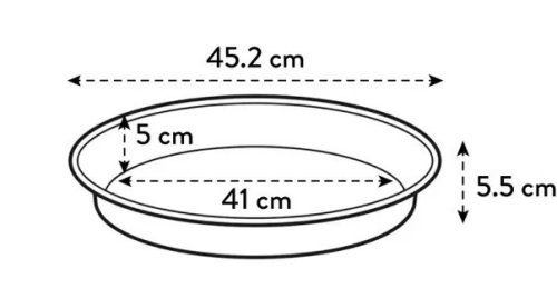 Green Basics Saucer 45 Mild Terra