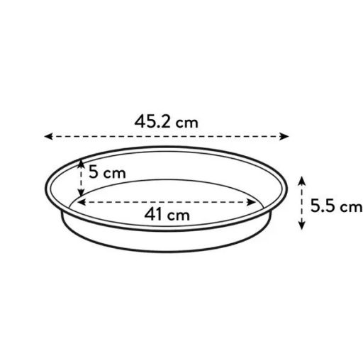 Green Basics Saucer 45 Mild Terra