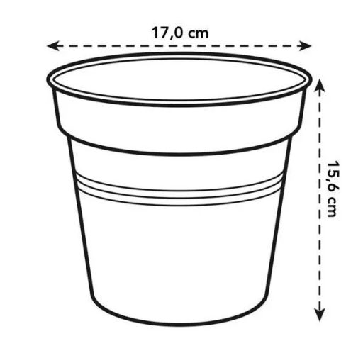 Green Basics Growpot 17 Leaf Green