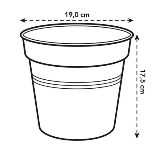 Green Basics Growpot 19 Leaf Green
