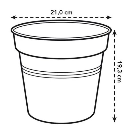 Green Basics Growpot 21 Leaf Green