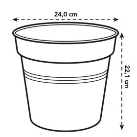 Green Basics Growpot 24 Leaf Green