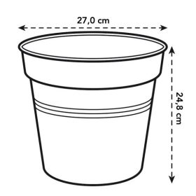 Green Basics Growpot 27 Leaf Green