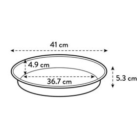 Green Basics Saucer 41 Leaf Green