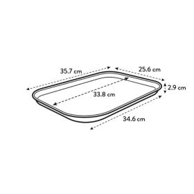 Green Basics Grow Tray Saucer M Leaf