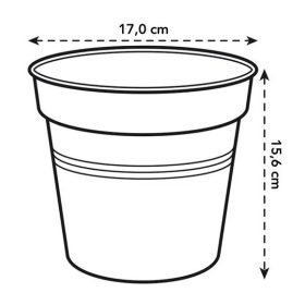 green basics growpot 17 stone green