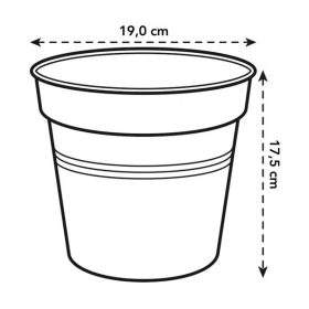 green basics growpot 19 stone green
