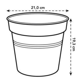 green basics growpot 21 stone green