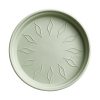 green basics saucer 10 stone green