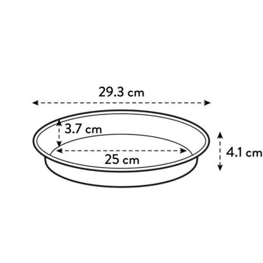 green basics saucer 29 stone green
