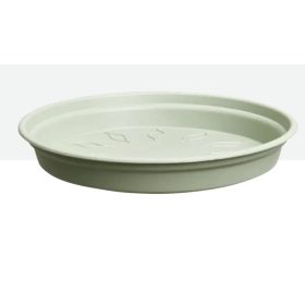 green basics saucer 34 stone green