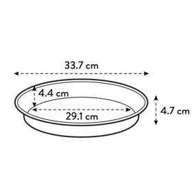 green basics saucer 34 stone green