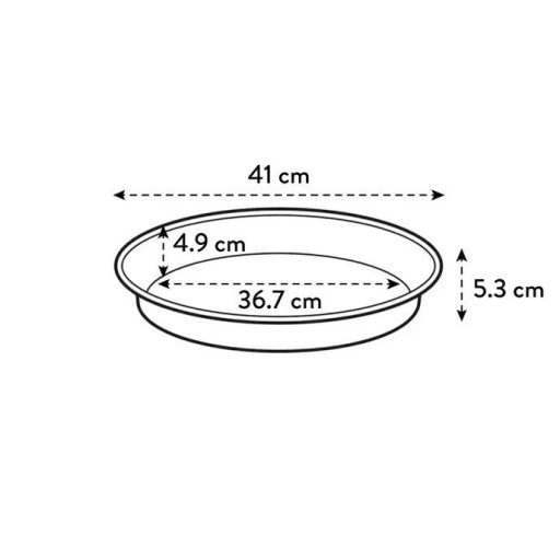 Green Basics Saucer 41 Living Black