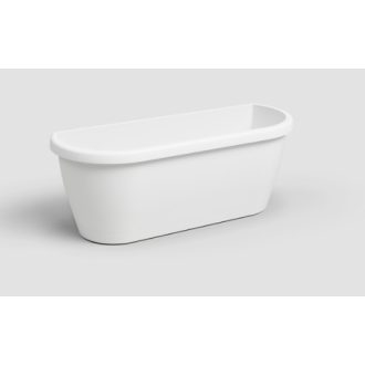 Algarve Wall Plant Box 40 Ma White
