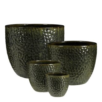 Vulcano A round d. green - h38xd46cm